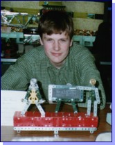 Tim at the Kew Bridge Steam Museum 'Magic of Meccano Exhibition', 1998