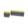 Side-facing PCB-mountable screw-less terminal blocks (from Rapid Electronics)